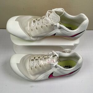 Nike Rival Multi Track & Field‎ Racing Spikes Pink White Shoes Size 11